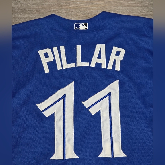 Majestic Toronto Blue Jays Jersey #11 Kevin PILLAR Mens Size S-M MLB - Picture 5 of 6